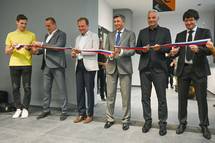 19. 8. 2022, Maribor – Predsednik Republike Slovenije Borut Pahor se je udeleil slovesnosti ob odprtju obnovljene dvorane Tabor v Mariboru (Tamino Petelinek/STA)